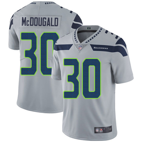 Seattle Seahawks Limited Grey Men Bradley McDougald Alternate Jersey NFL Football #30 Vapor Untouchable->youth nfl jersey->Youth Jersey